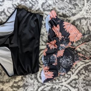 Women's high waisted swimsuit